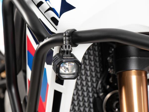 LED Zusatzscheinwerfer Nova (Set) inkl. Universalbefestigungsset, Kabelbaum und Schalter, Ø18mm – Ø25mm